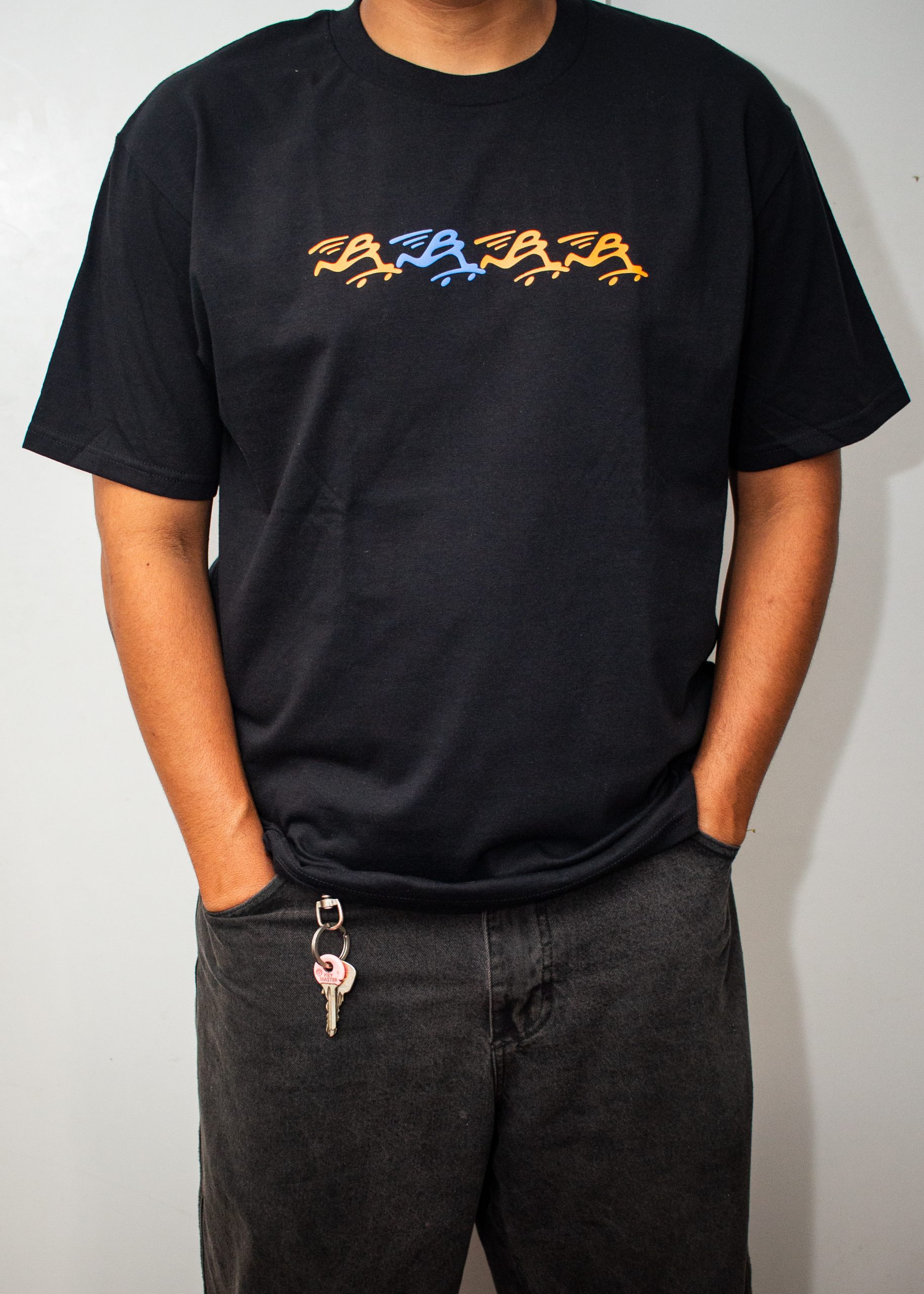 Polera SkateBoost Logo 4B Black